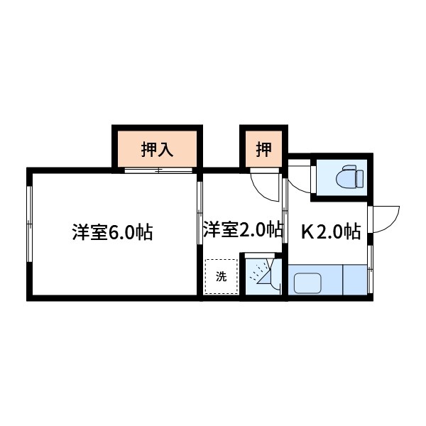 赤間荘   間取り