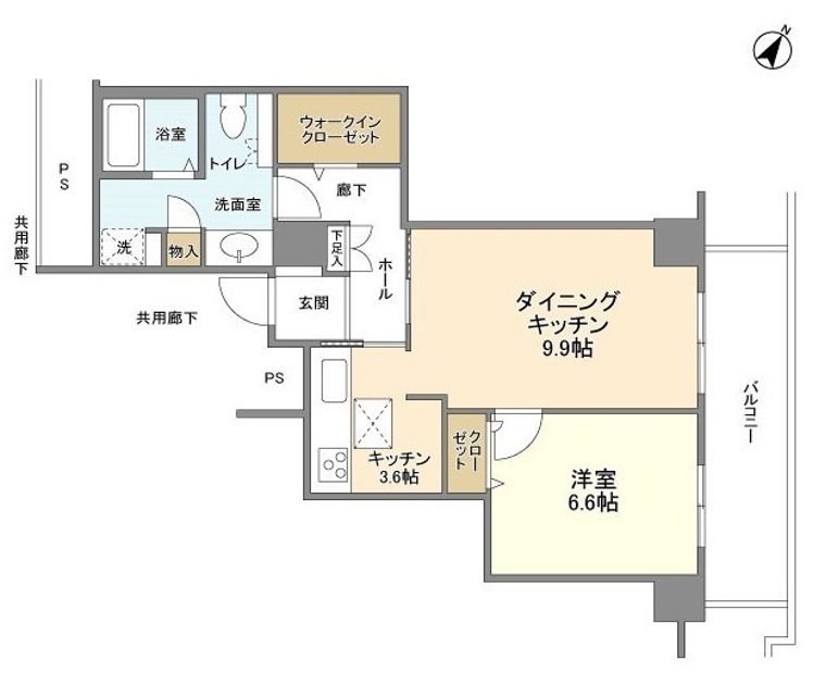 トルナーレ日本橋浜町 間取り