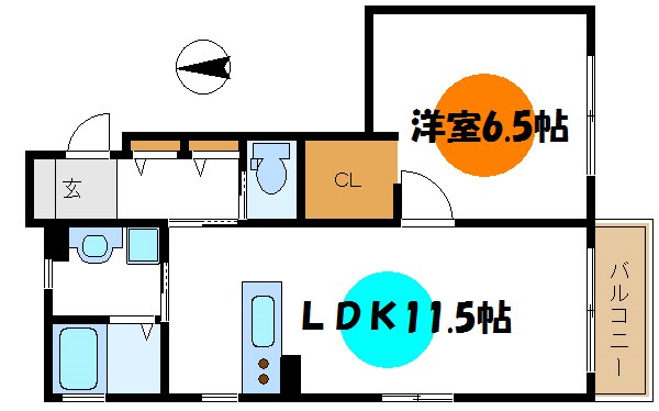 カーサドマーニ  間取り