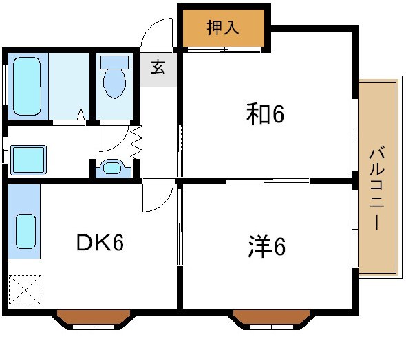 第３フラワーコーポ 間取り