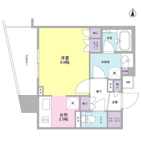 プラウドタワー亀戸 間取り