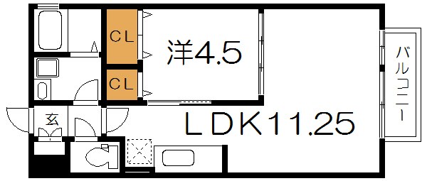 グランジュテ  間取り