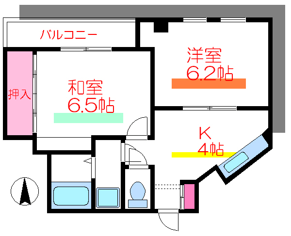 ハイツエスポワール 間取り