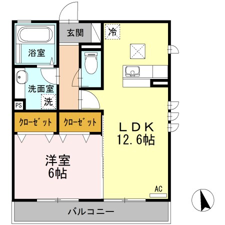 クレール扇 間取り