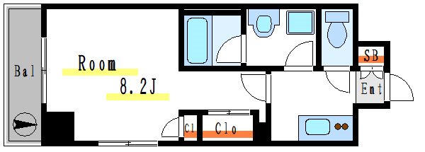 レクレドール豊洲  間取り