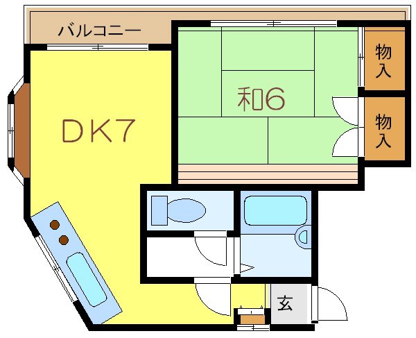 ＳＧハイツV 102号室 間取り