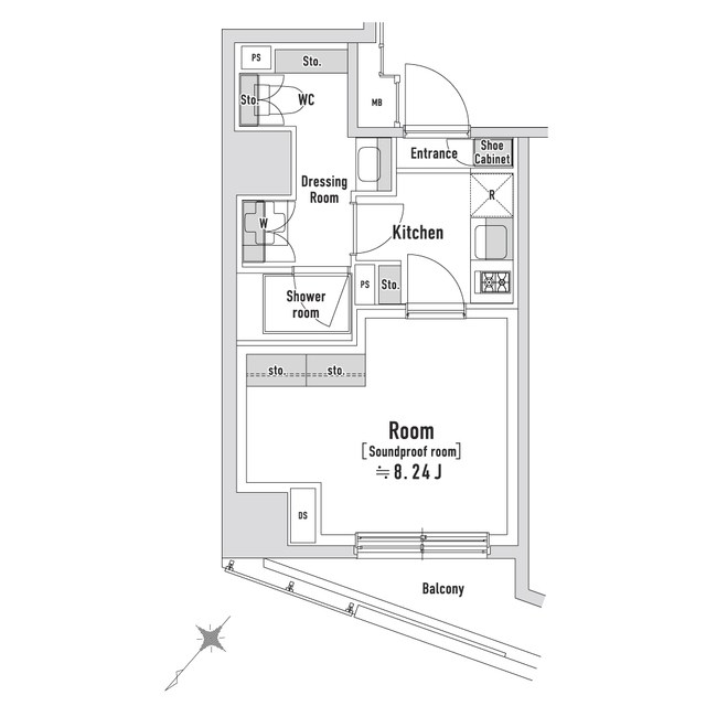 TRACK八丁堀 間取り