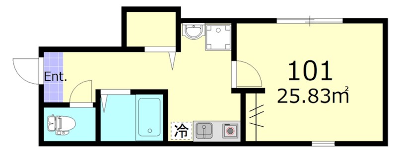 フェリス町屋   間取り