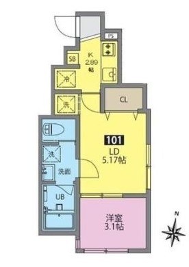 ソレイユ小岩 間取り