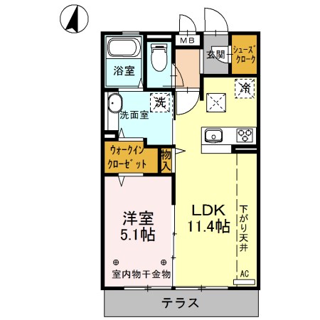 Linx Park Side(リンクスパークサイド)     間取り