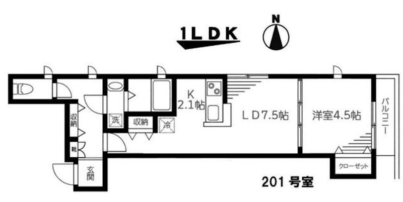 コンフォール王子神谷 間取り