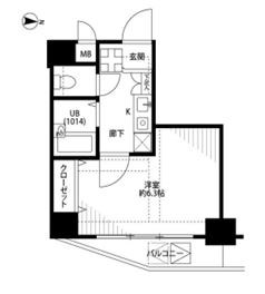 プレール・ドゥーク住吉 間取り