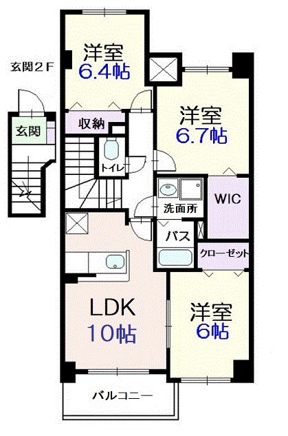 タガヤパレス　アルブル 間取り