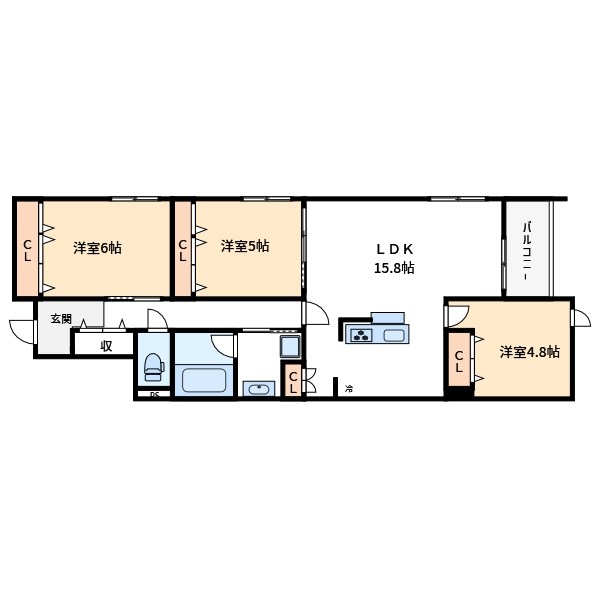 Ｇｒａｎｄ　Ｍａｉｓｏｎ　青井II 間取り