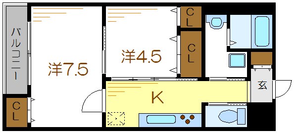 Ｋ．グランツ 間取り