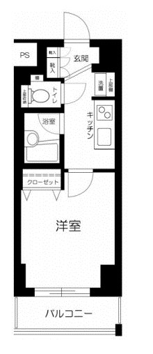 スカイコート新小岩 間取り