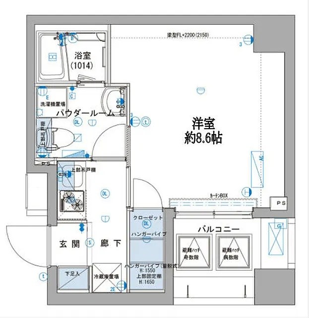 メインステージ亀戸Ⅲ 間取り
