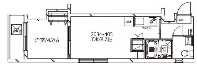 カーサフェリーチェ神谷 間取り