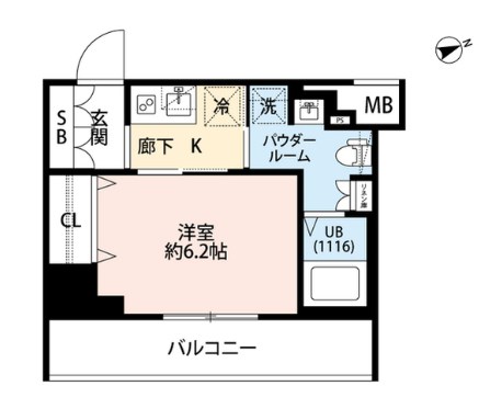 プレール・ドゥーク門前仲町Ⅲ  間取り