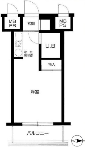 メインステージ王子駅前  間取り