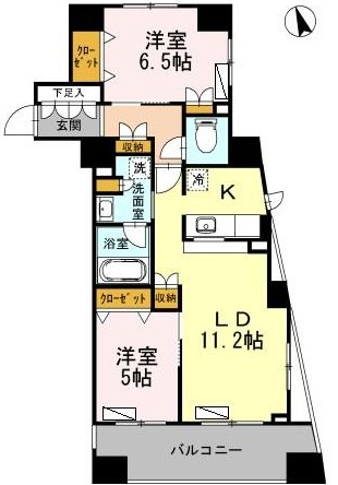カスタリア荒川 間取り