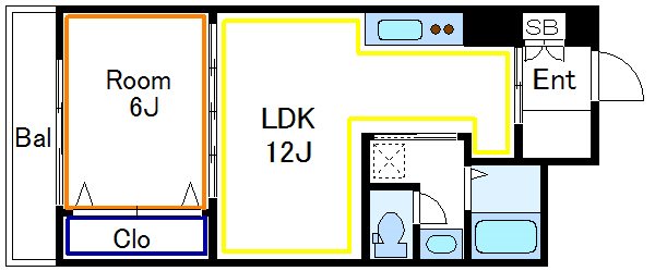 関屋ステーションハイツ  間取り