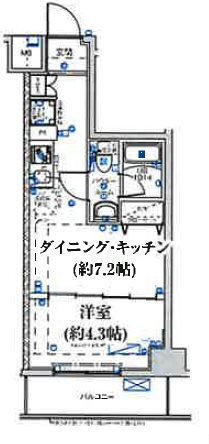 マテリア千住大橋  間取り