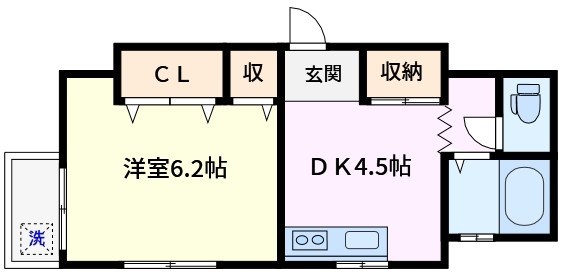 島田アパート  間取り