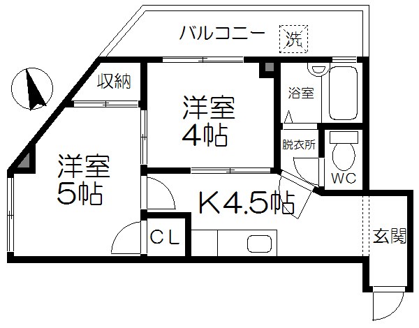 ハイブリード   間取り