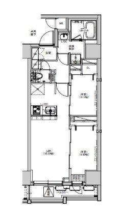 S-RESIDENCE綾瀬rivie 間取り