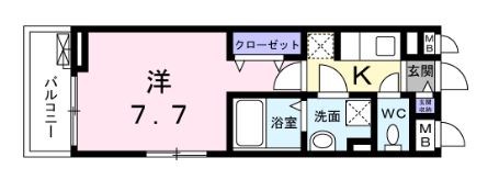 ベルビューⅡ   間取り