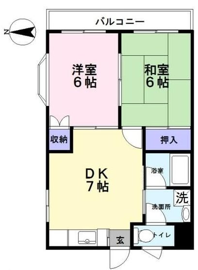 コーポラス華宝 間取り