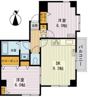 グリーンパーク住吉 間取り