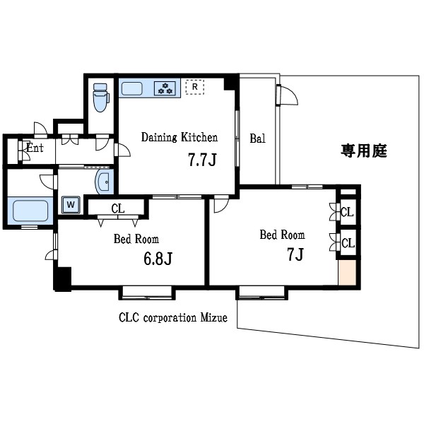 シャン・ド・フルール 間取り