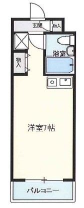 シャトーフルール  間取り