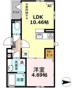 ミレーネ西新井 間取り