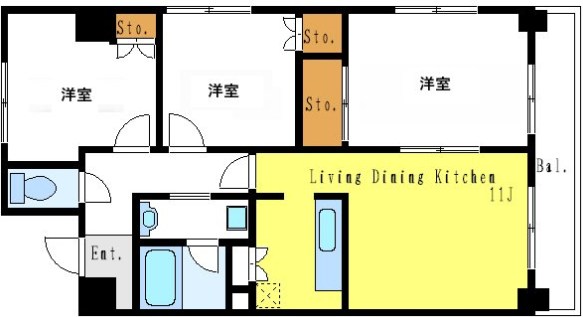 シーダエイトビル 間取り
