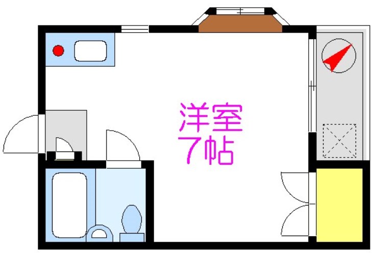 エルムーントビサン 間取り図