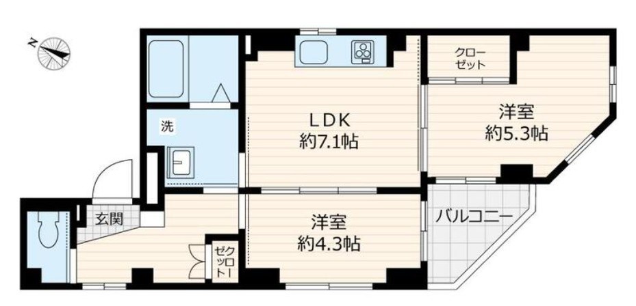 ブルーミア駒込 間取り