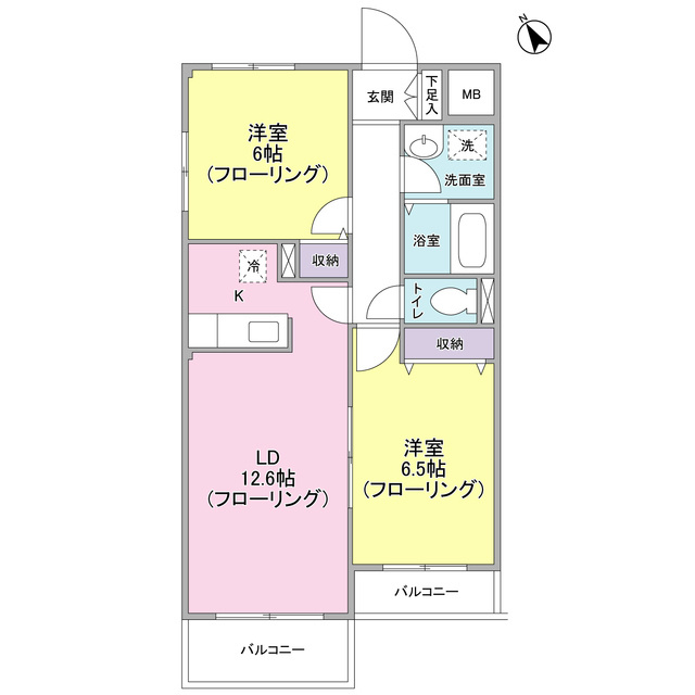 ベル ドミール日比  間取り