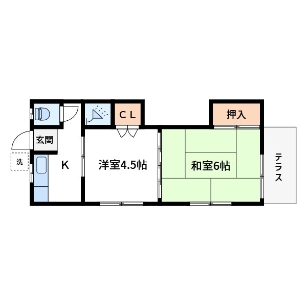 富士コーポ 間取り