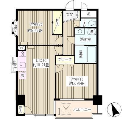 モン・コリーヌ山邦 間取り