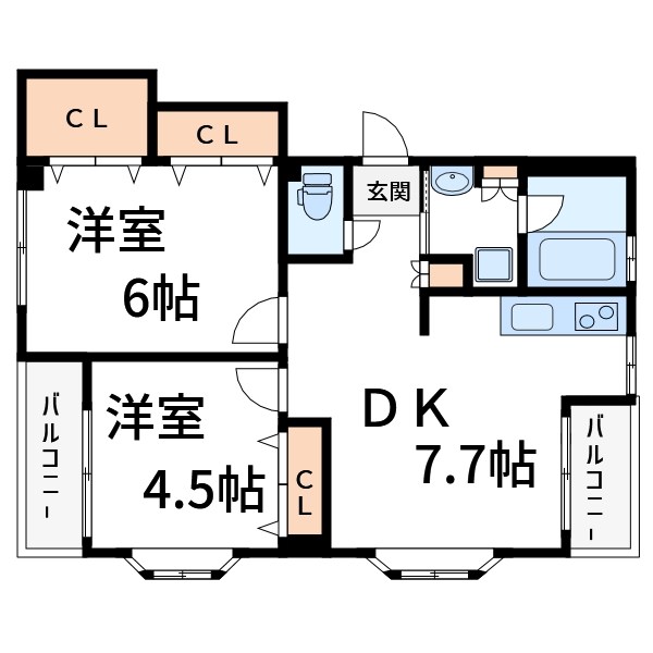 フィールドフラット 間取り