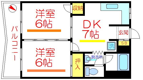 神谷マンション 間取り