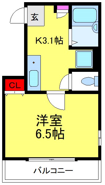 メゾン・クラージュ  間取り