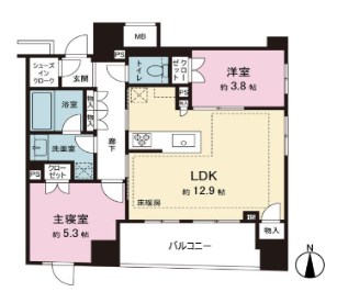 サンウッドテラス東京尾久 間取り