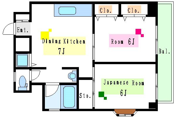 カームパレス 間取り
