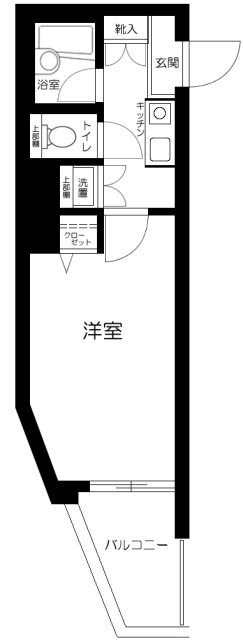 スカイコート文京白山 間取り