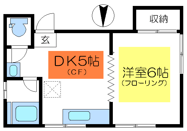 マサフジコーポ  間取り