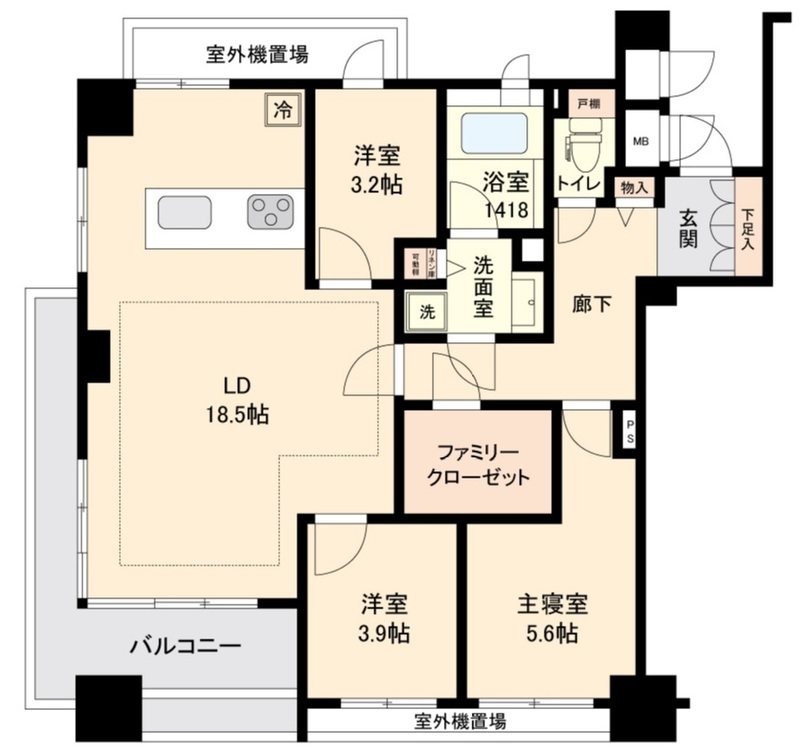 プロスペクト森下 間取り